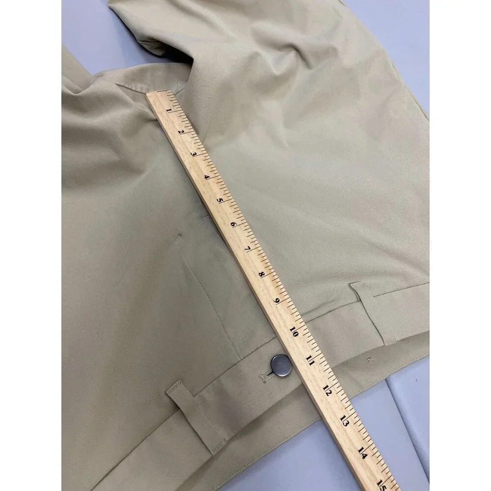 Lululemon ABC Classic Fit Trouser Pants Men size 34 Tan Brown Chino Performance